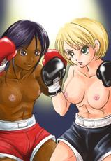 Girl vs Girl Boxing Match 3 by Taiji [CATFIGHT]-