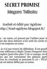 [Maguro Teikoku] Secret promise [French] [trad.agidyne]-[まぐろ帝國] Secret promise [フランス翻訳]