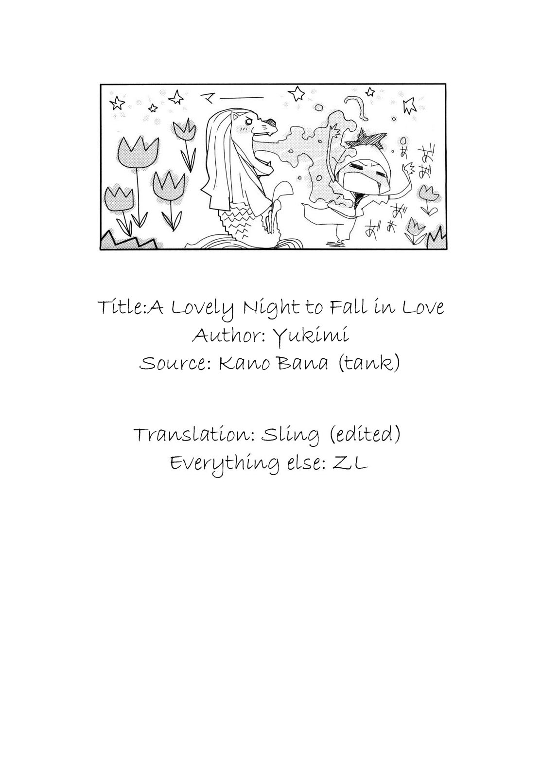 [Yukimi] A Lovely Night to Fall in Love (Eng) (Tank Scan) 
