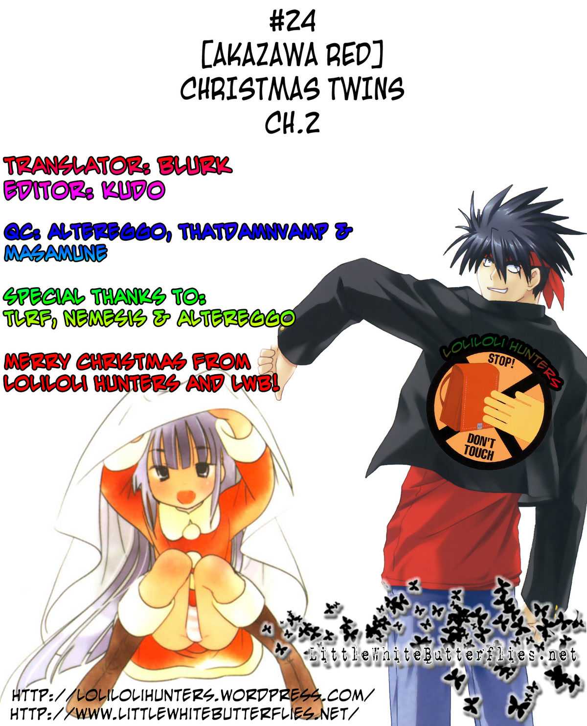 [Akazawa RED] Christmas Twins Ch. 2 [English][LWB + LoliLoli Hunters] 