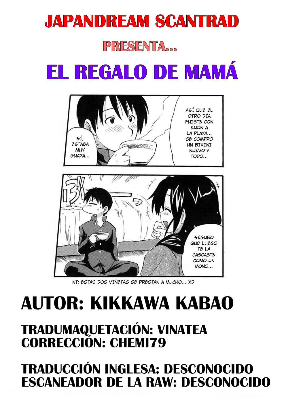 [Kikkawa Kabao] Mama&#039;s gift - El regalo de mamá [Spanish] [Japandream] 