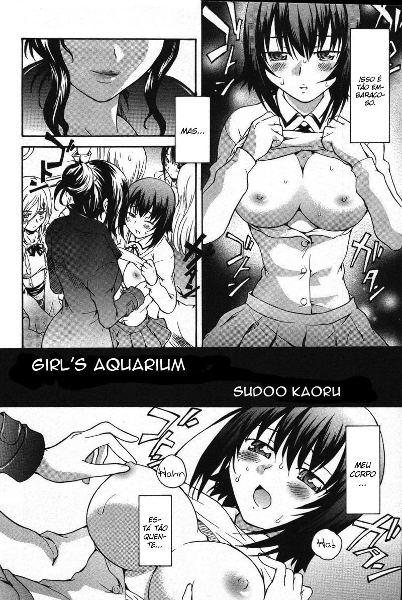 [Sudoo Kaoru] Kanajo-tachi no Aquarium | Girl's Aquarium (Kono Hito Chikan Desu! 4) [Portuguese-BR] [Lobozero] [Decensored] [すどおかおる] 彼女たちのアクアリウム (この人痴漢です！4) [ポルトガル翻訳] [無修正]