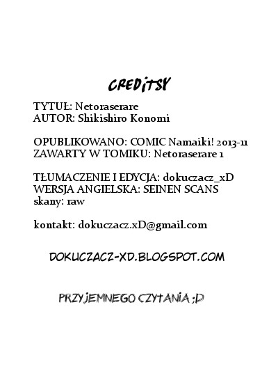 [Shikishiro Konomi] Netoraserare Ch. 2 (Namaiki! 2013-11) [Polish] [D-xD] [色白好] ネトラセラレ 第2話 (ナマイキッ！ 2013年11月号) [ポーランド翻訳]