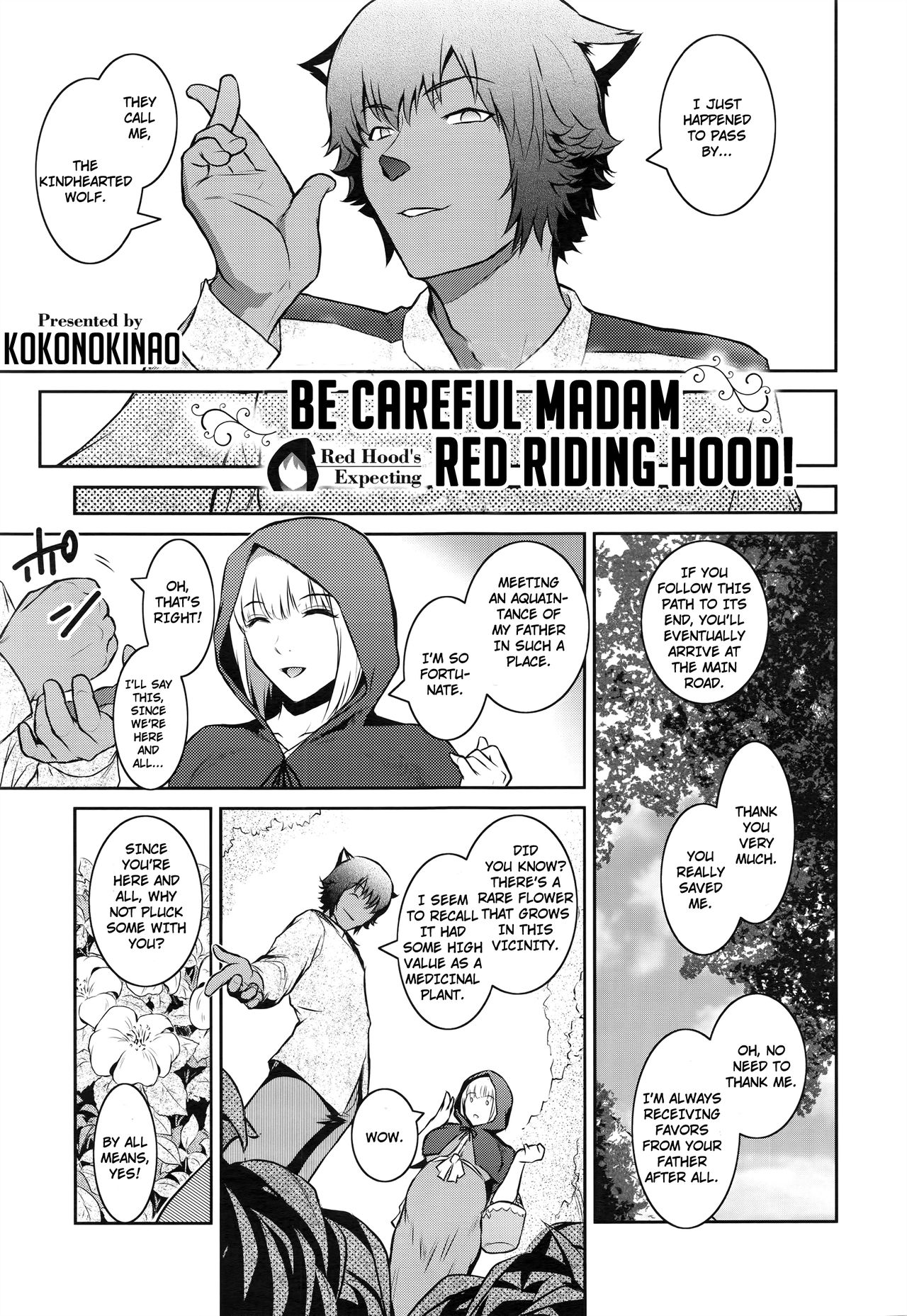 [Kokonoki Nao] Akazukin-san, kiwotsukete | Be careful Madam Red Riding Hood (COMIC ExE 02) [English] [TripleSevenScans] [ここのき奈緒] 赤ずきんさん、気をつけて (コミック エグゼ 02) [英訳]