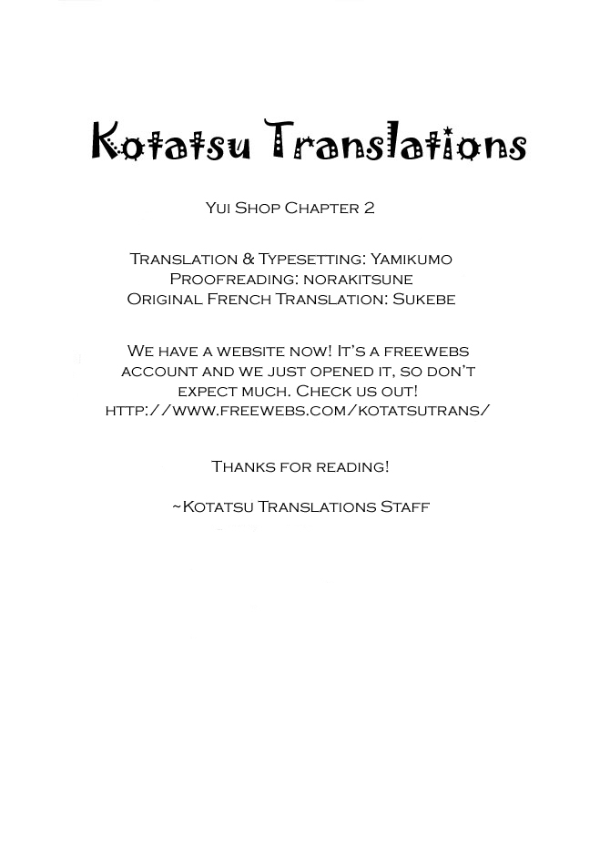 [TOSHIKI YUI] Yui Shop Vol. 1 Ch. 1-7 [English] 