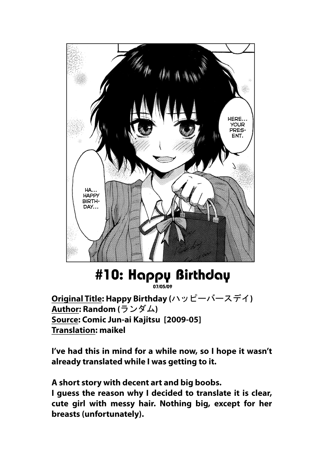 [Random] Happy Birthday [ENG] 